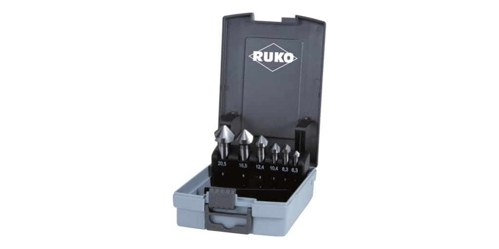Set zencuitoare 90° din carbură metalică - 6 piese 102152HMRO 2