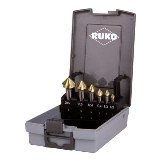 Set zencuitoare 90° HSS-TiN - 6 piese 102152TRO 3