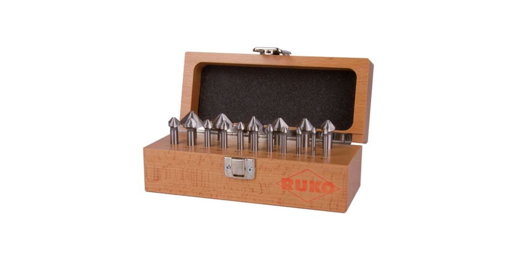 Set zencuitoare 90° HSS - 17 piese 102155 2