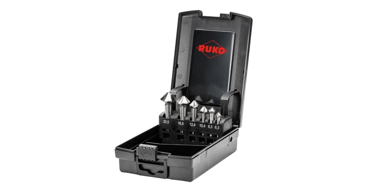 Set zencuitoare ULTIMATECUT 4S HSS-Co 5 90° - 6 piese 102790ERO