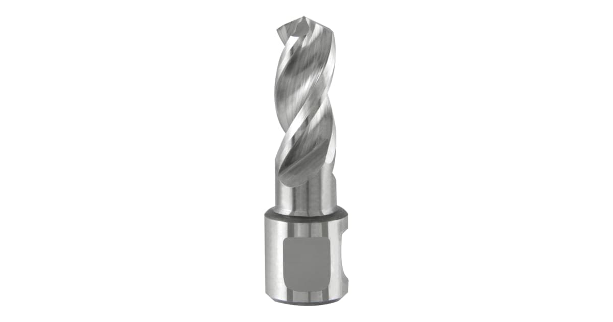 Carotă pentru șine de tren (Solid 3S) cu prindere Weldon (3/4"), șlefuit CBN și 3 muchii de tăiere, 30,0 mm 1081211