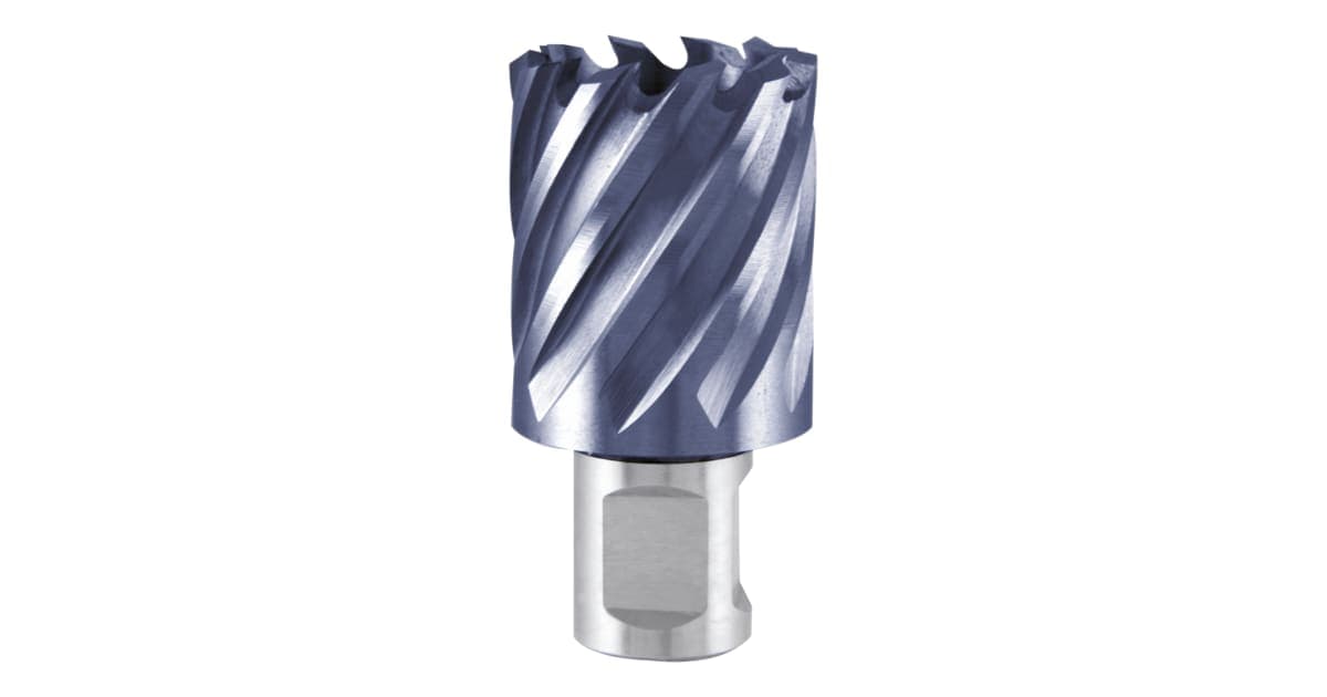Carotă pentru metal HSS, HSS, TiAlN, tijă Weldon (¾"), adâncime de tăiere 30,0 mm 108239F
