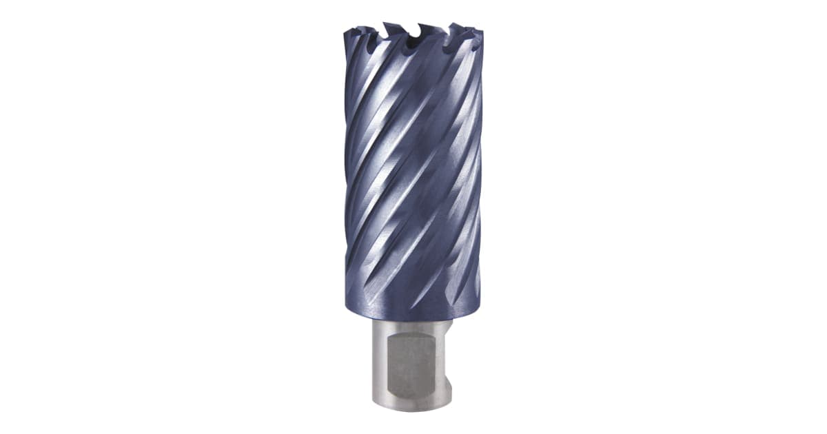 Carotă pentru metal HSS, HSS, TiAlN, tijă Weldon (¾"), adâncime de tăiere 55,0 mm 108514F