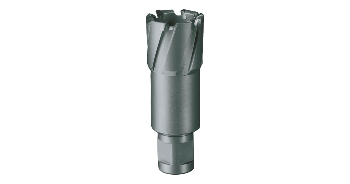 Carotă pentru metal cu pastile din carbură metalică (CMS), tijă Weldon (¾"), adâncime de tăiere 50,0 mm 108741