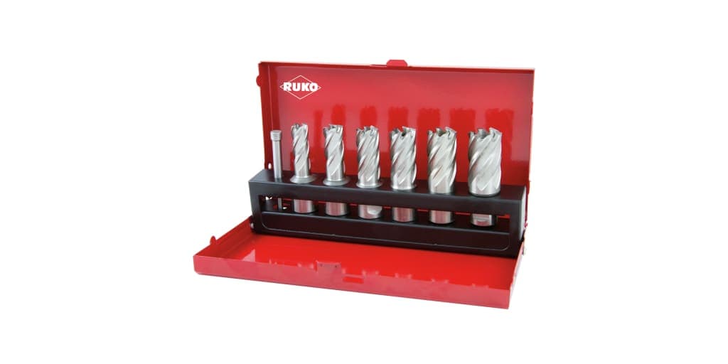 Set carote HSS cu prindere Weldon - 7 piese 108820 2
