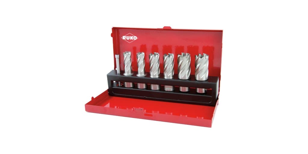 Set carote HSS cu prindere Weldon - 7 piese 108840 2