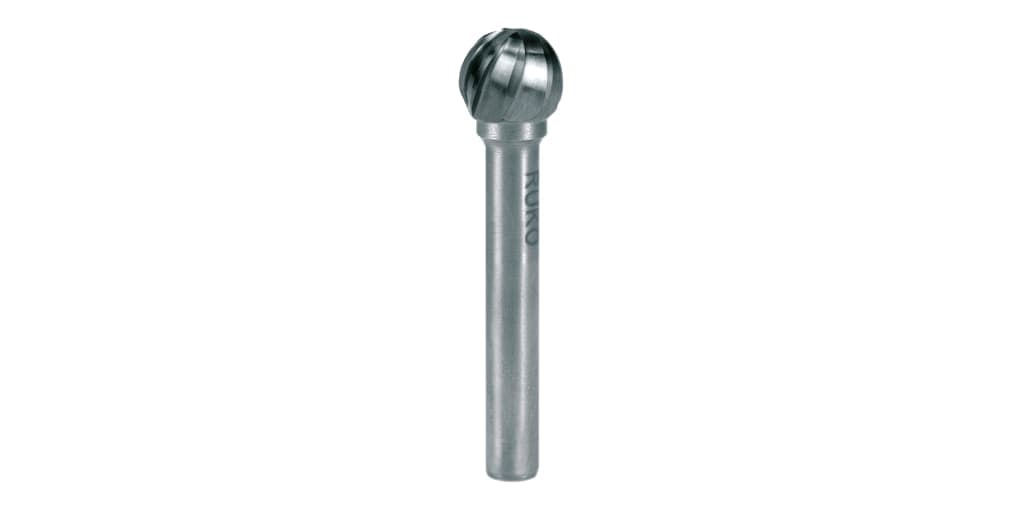 Freză biax din carbură metalică, forma D, tip bilă (KUD) – cu dantură din aluminiu 116018A 2