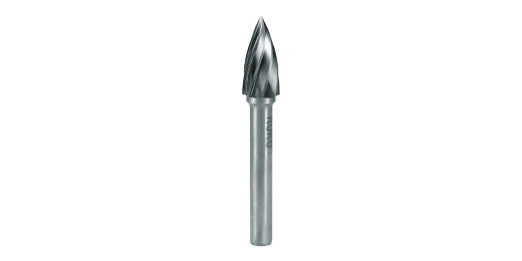 Freză biax din carbură metalică, formă G, arc ascuțit (SPG) – cu dantură din aluminiu 116025A 2