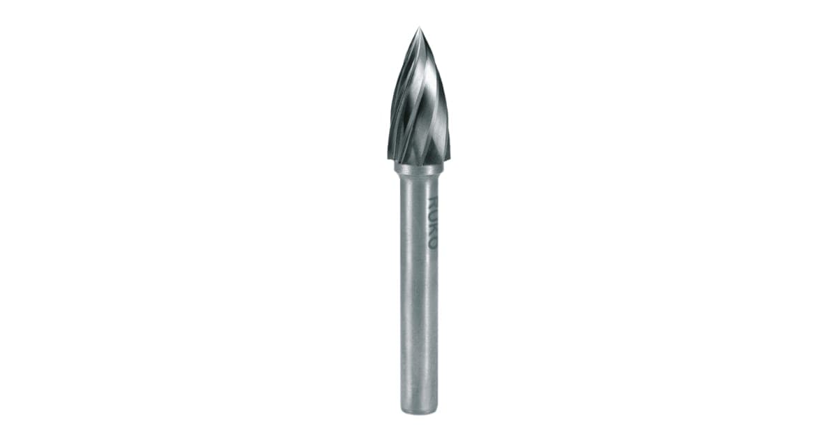Freză biax din carbură metalică, formă G, arc ascuțit (SPG) – cu dantură din aluminiu 116025A