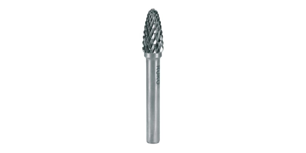 Freză biax din carbură metalică, formă F, arc rotund (RBF) 116030 2