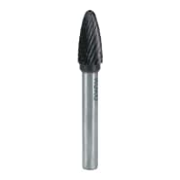 Freză biax din carbură metalică, TiAlN, formă F, arc rotund (RBF) 116030TC 4