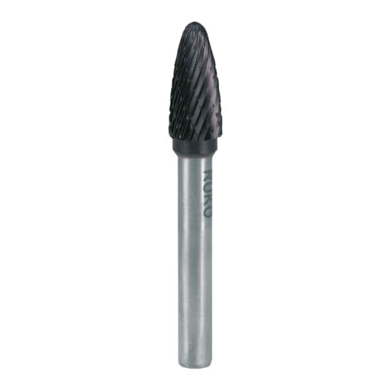 Freză biax din carbură metalică, TiAlN, formă F, arc rotund (RBF) 116034TC 3