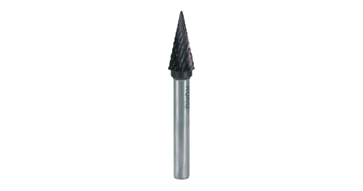Freză biax din carbură metalică, TiAlN, forma M con ascuțit (SKM) 116037TC