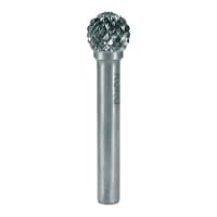 Freză biax din carbură metalică, formă D, tip bilă (KUD) 116041 4