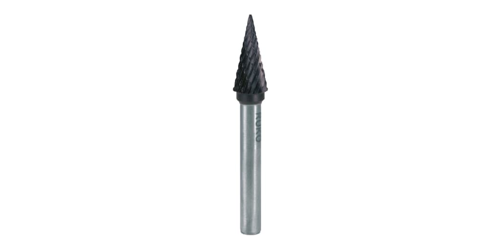 Freză biax din carbură metalică, TiAlN, forma M con ascuțit (SKM) 116041TC 2