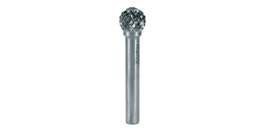 Freză biax din carbură metalică, formă D, tip bilă (KUD) 116052 2