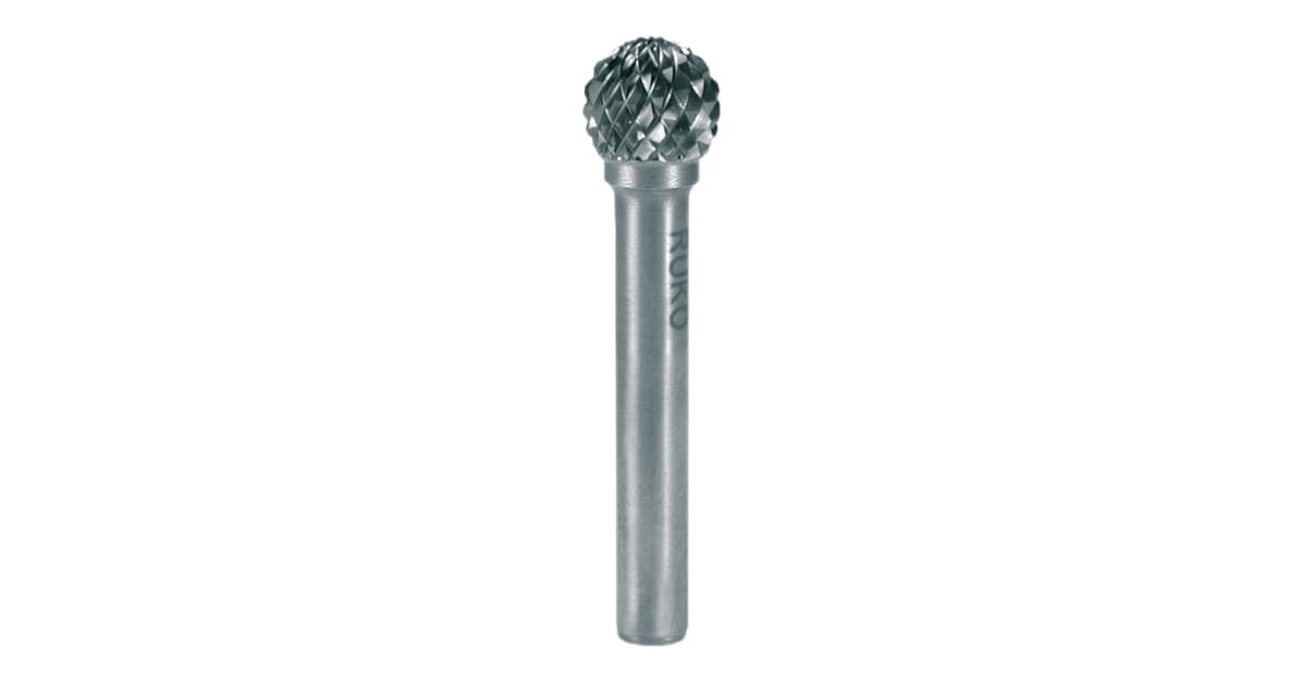 Freză biax din carbură metalică, formă D, tip bilă (KUD) 116052