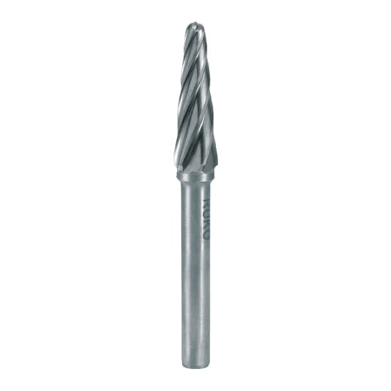 Freză biax din carbură metalică, formă L, con rotund (KEL) – cu dantură din aluminiu 116233A 3