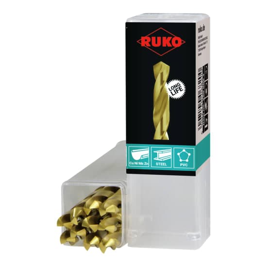 Burghiu elicoidal cu coadă redusă, HSS, TiN, DIN 338, Tip N 202090T 4