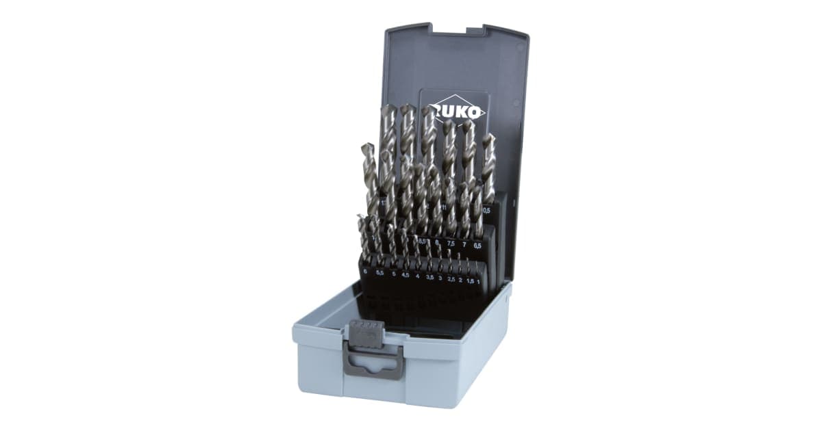 Set burghie elicoidale HSS - 25 piese 214215RO