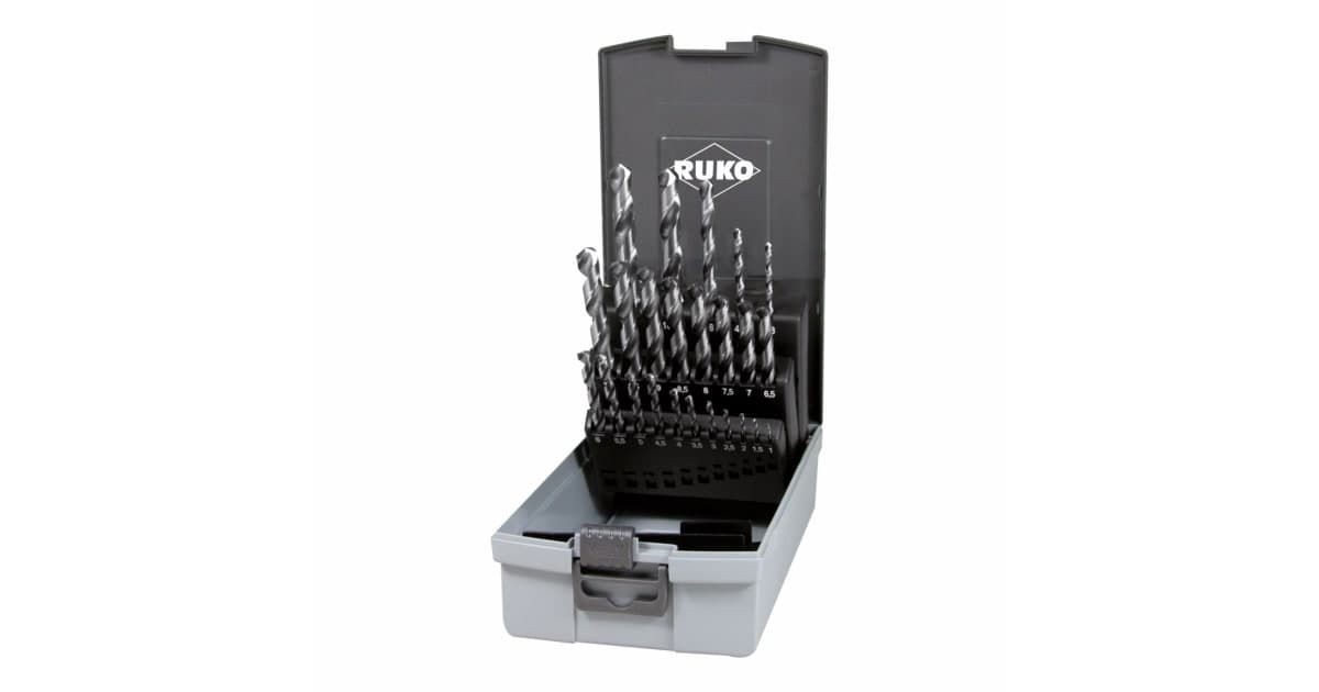 Set burghie elicoidale HSS - 24 piese 214216RO