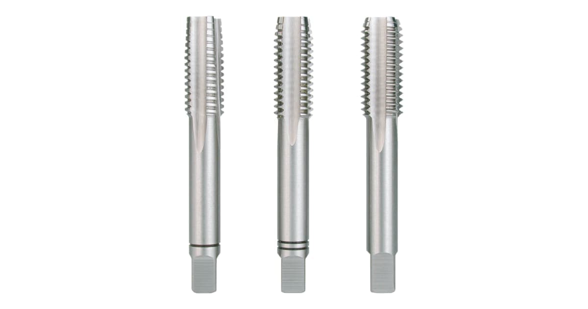 Set 3 tarozi de mână, HSS filet stânga, M, DIN 352, șlefuit - 3 buc 230040LI