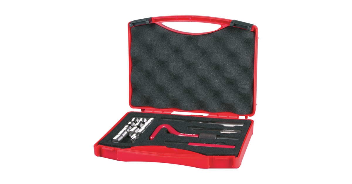Set scule pentru filetat HSS - 19 piese 244205