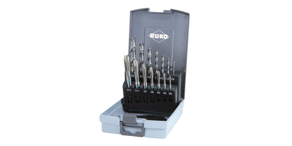 Set scule pentru filetat HSS - 14 piese 245048RO 2