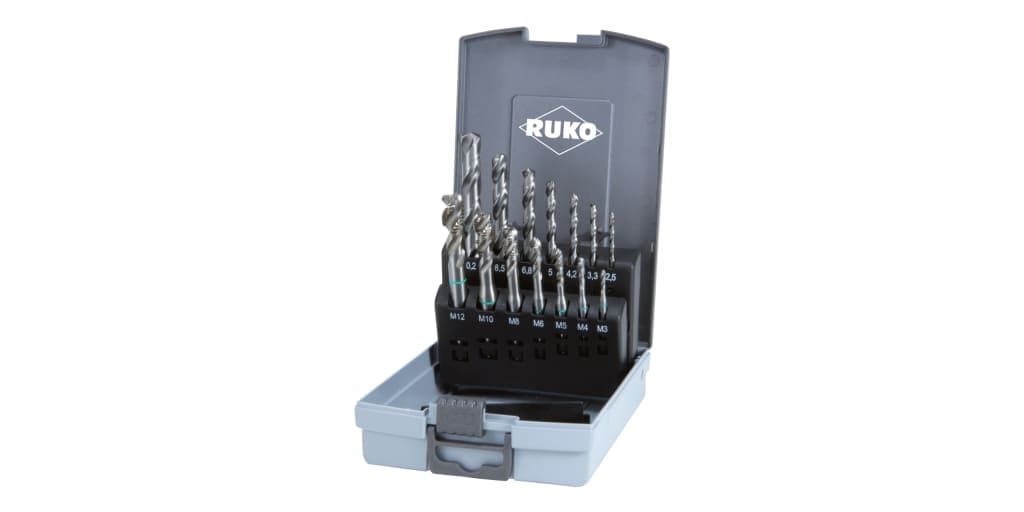 Set scule pentru filetat HSS - 14 piese, tip C, HSS - 14 buc. 245049RO 2