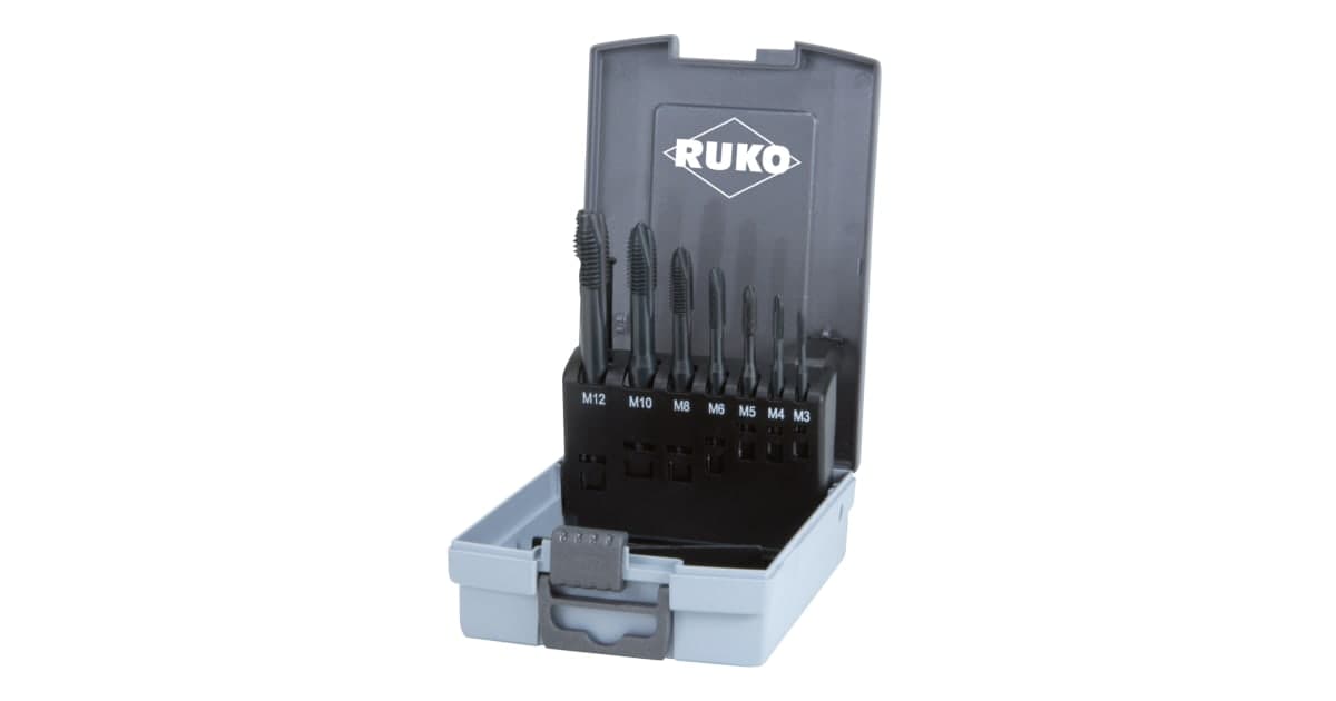 Set scule pentru filetat HSS - 7 piese 245063RO