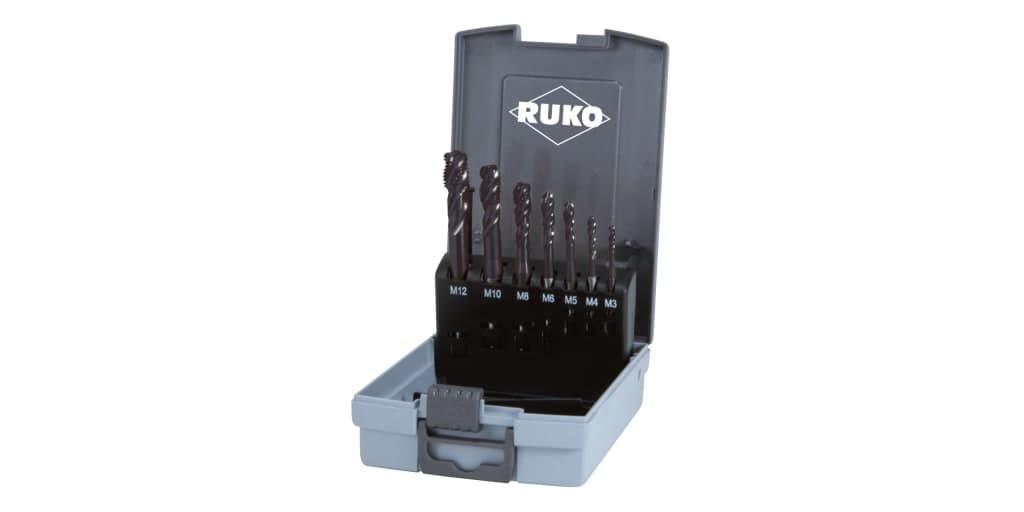 Set scule pentru filetat HSS - 14 piese, tip C, HSS-Co 5 TiAlN - 7 buc. 245069RO 2