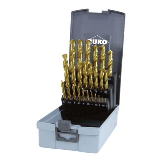 Set burghie elicoidale HSS-TiN - 25 piese 250215TRO 3
