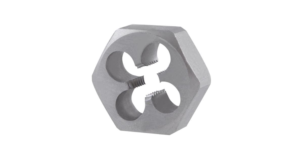 Filieră hexagonală, HSS, G DIN 382, ​​șlefuită 267618