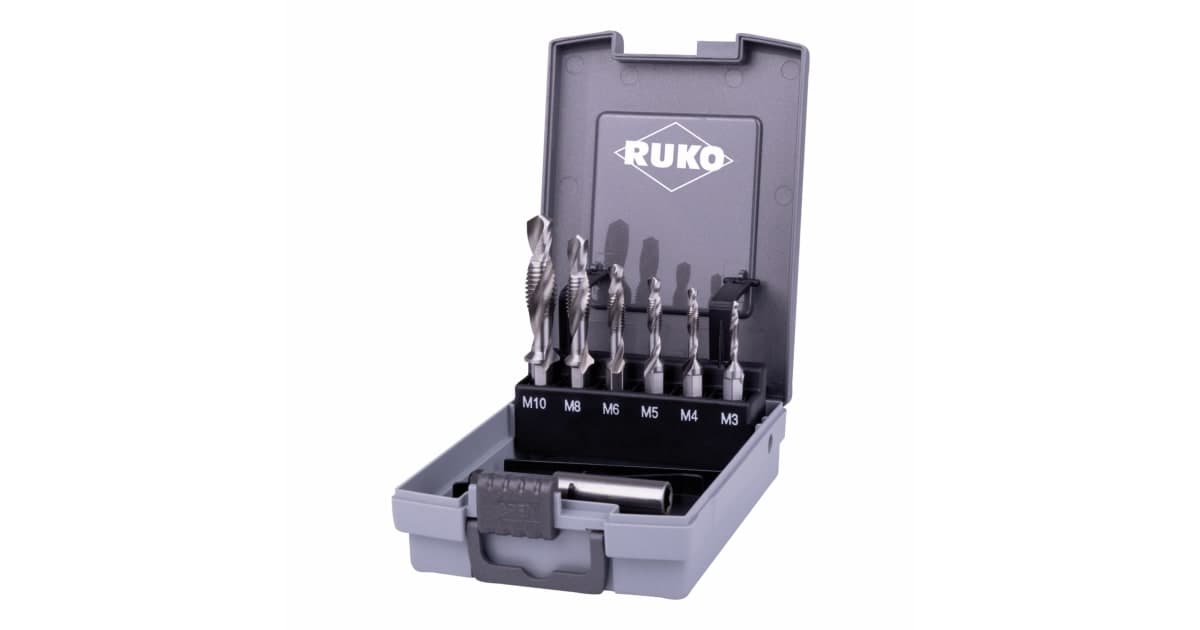Set scule pentru filetat HSS - piese, HSS, „lung” 270020RO