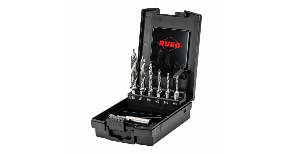 Set scule pentru filetat HSS - 7 piese 270620RO