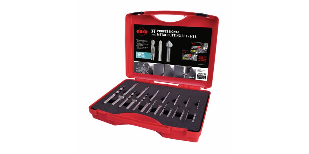 Set scule pentru filetat HSS - 31 piese A245013 2