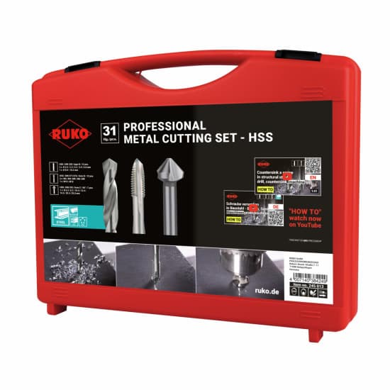 Set scule pentru filetat HSS - 31 piese A245013 4