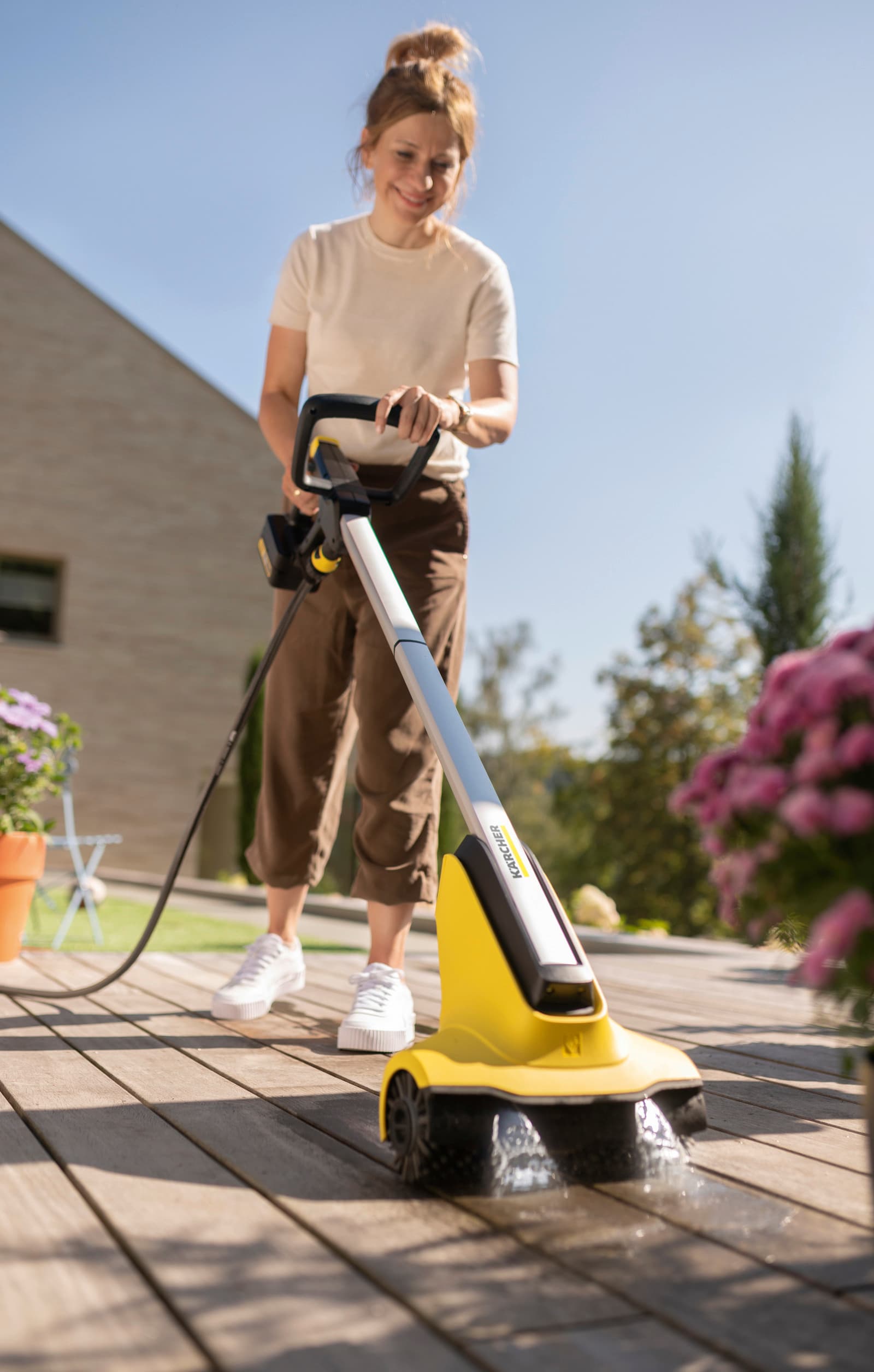 Roller brushes wooden surface PCL 3-18