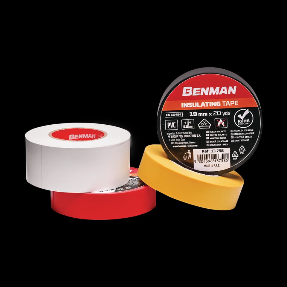 BANDA IZOLER, 50mmx20yardsx0,18mm,ALB, BENMAN