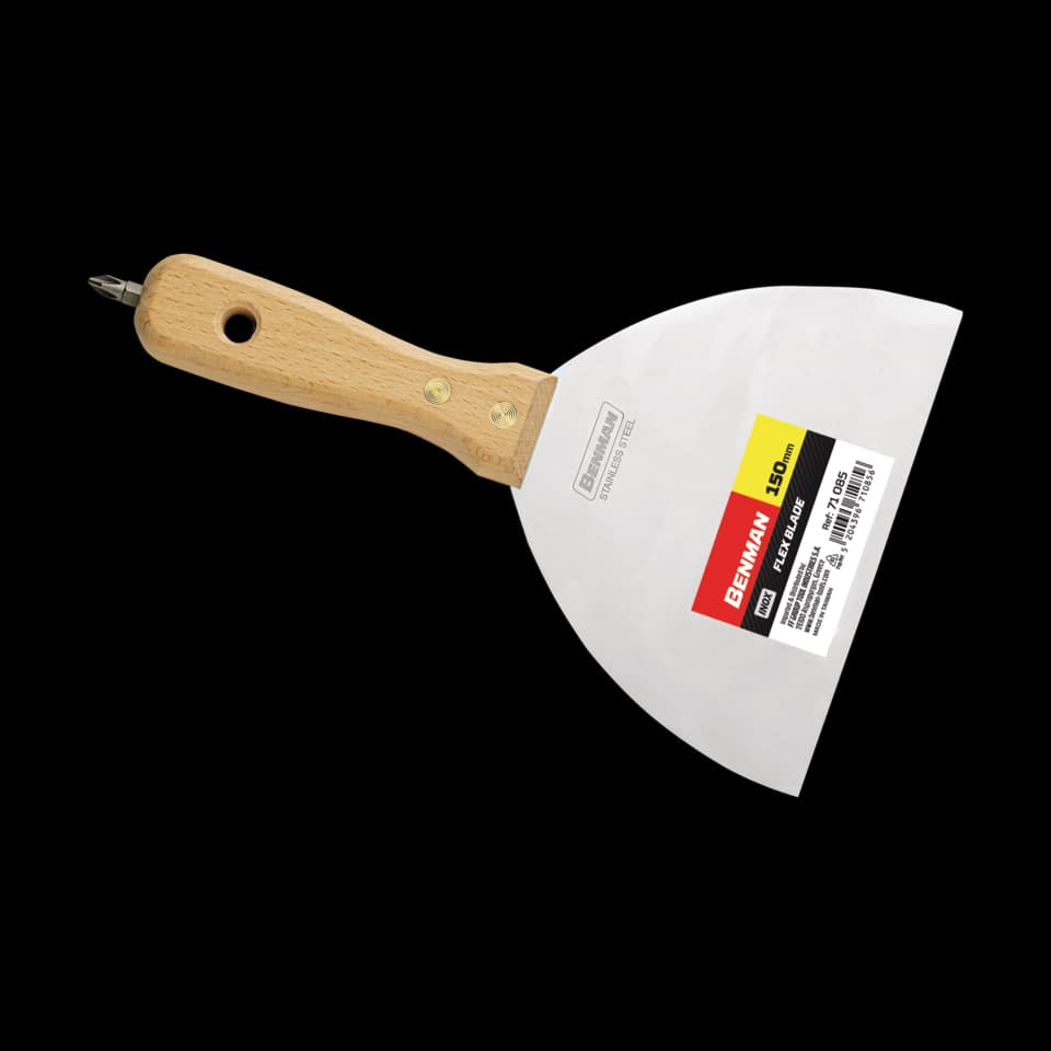 ȘPACLU CU LAMĂ ARTICULATĂ FLEXIBILĂ PENTRU GIPS-CARTON