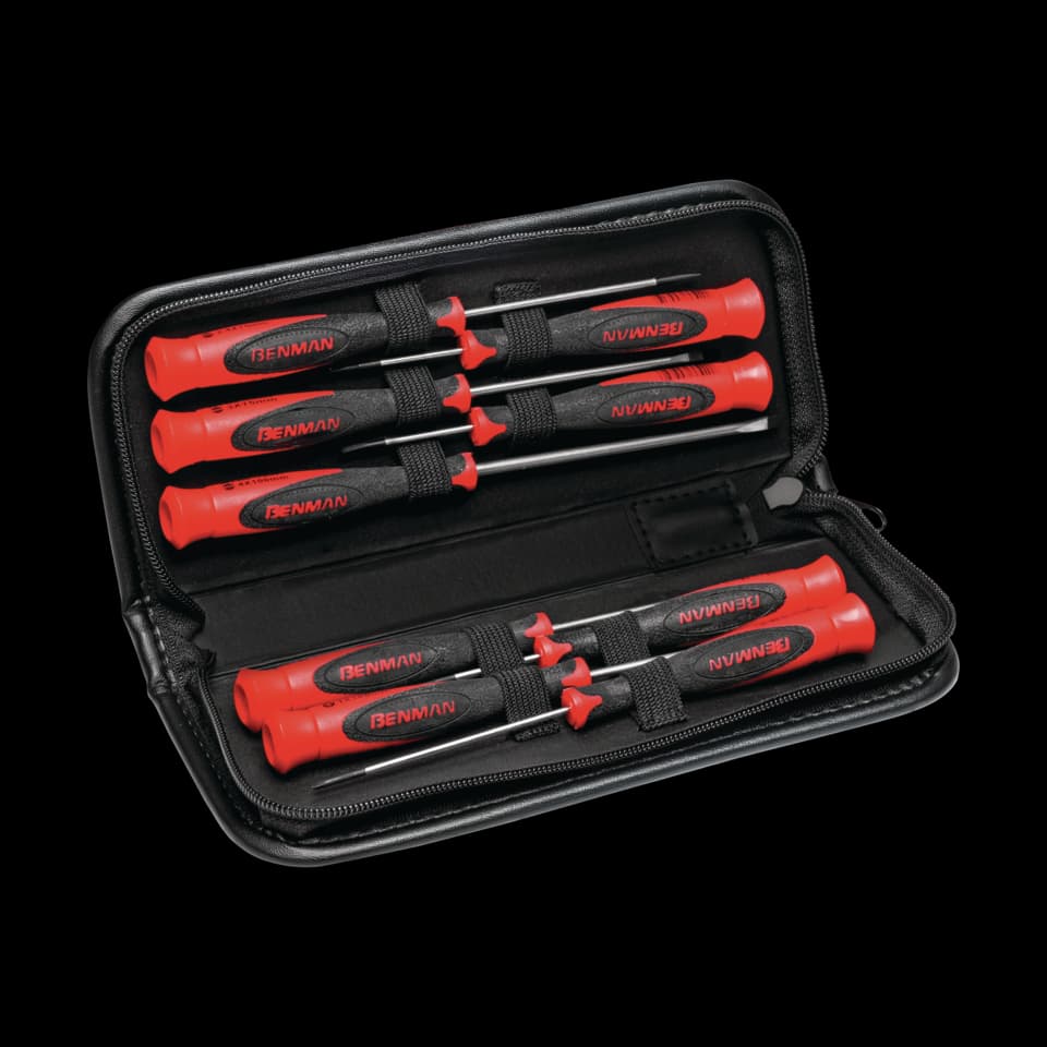 SET SURUBELNITE DE PRECIZIE ESD, Benman, 9pcs SLOT+PH