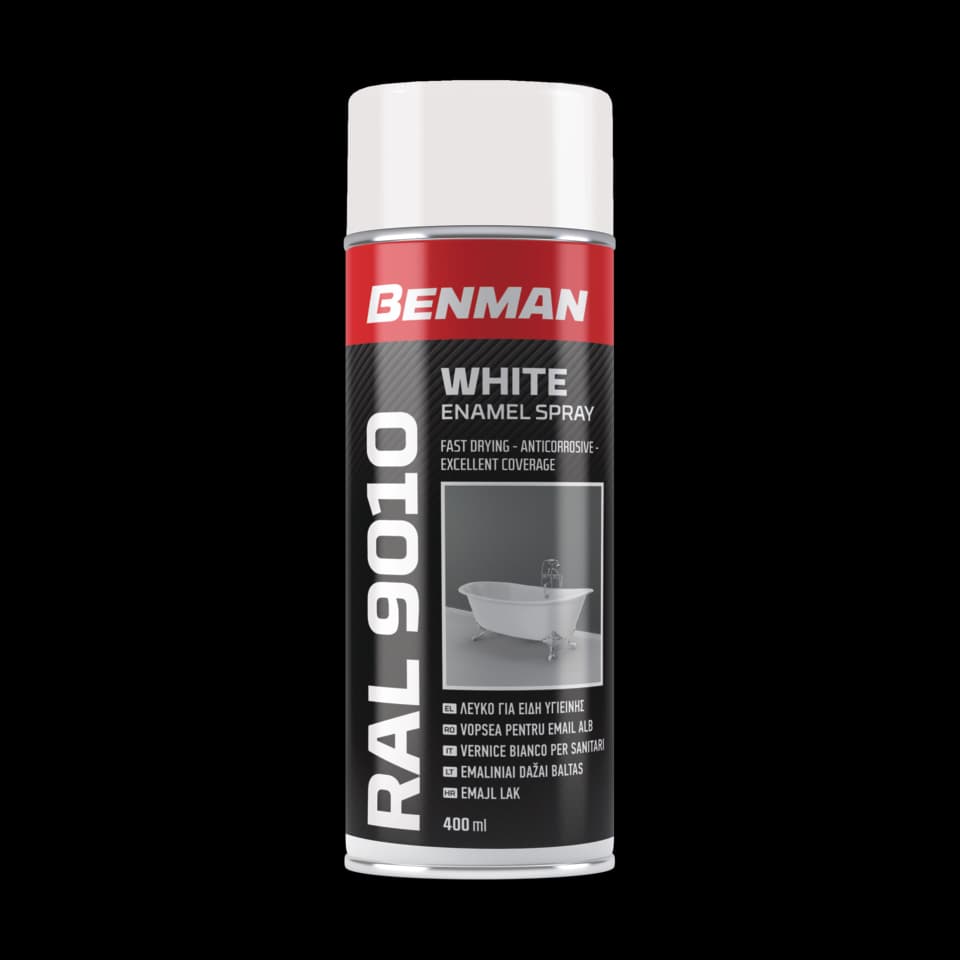 SPRAY DECORATIV ALB 400ml, BENMAN
