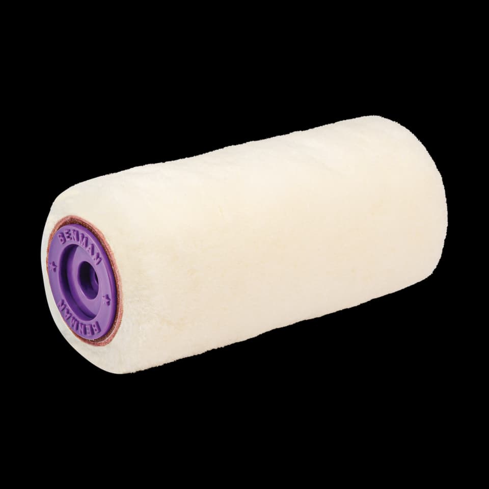 ROLA VOPSEA BLANA MIEL PREMIUM, 15mm, 18cm, BENMAN