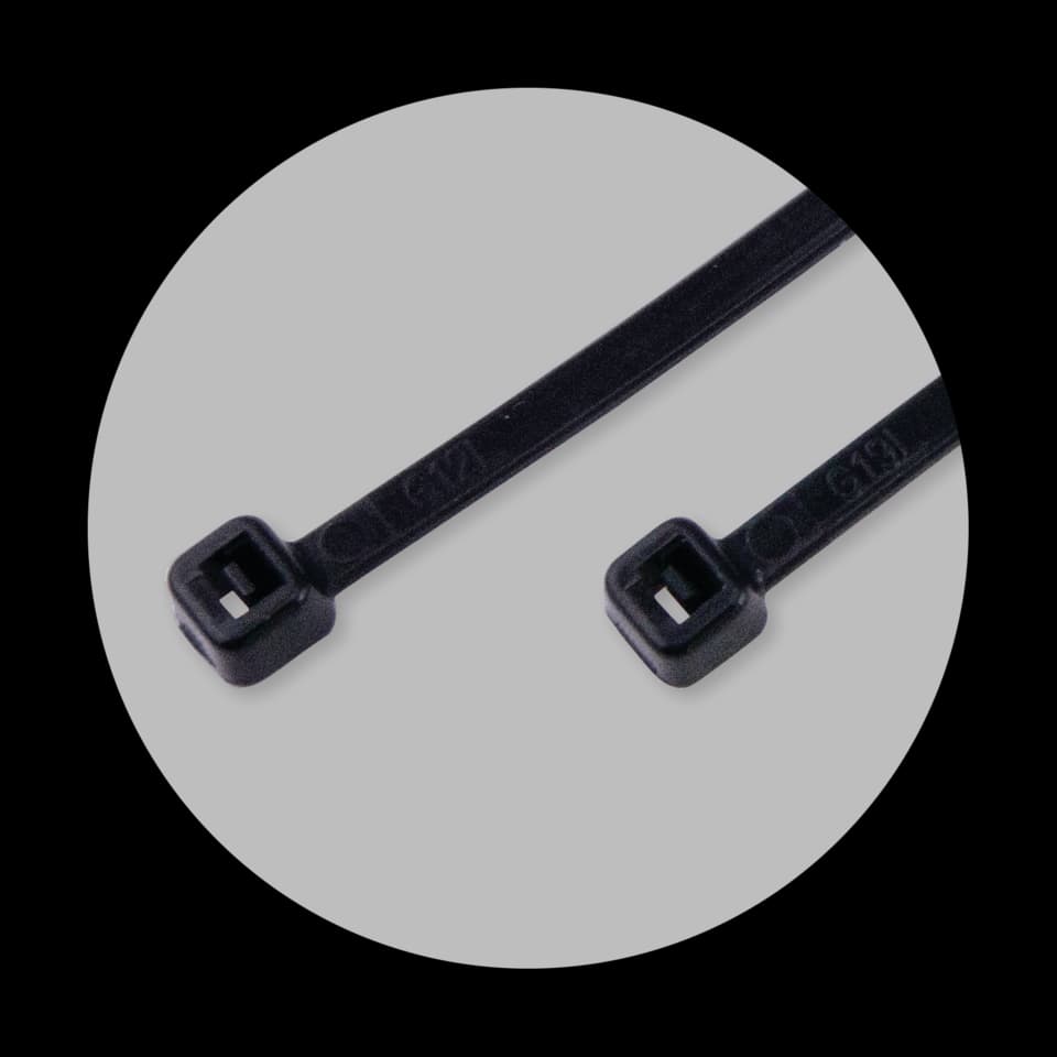 COLIERE PLASTIC NEGRE, Benman, 609mmX9,0mm (50pcs)
