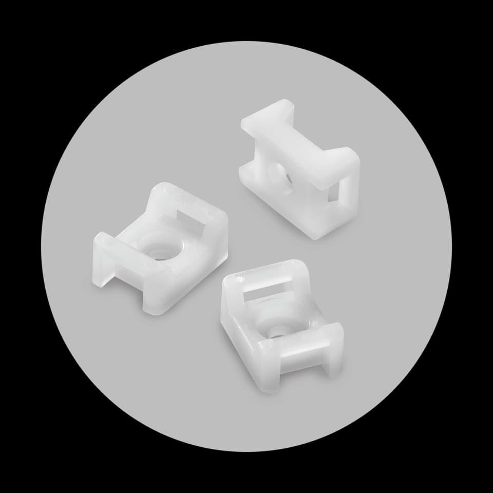 SUPORT PRINDERE COLIERE PLASTIC, BENMAN 14.5X9.5mm upto Ø4.8 (100BUC.)