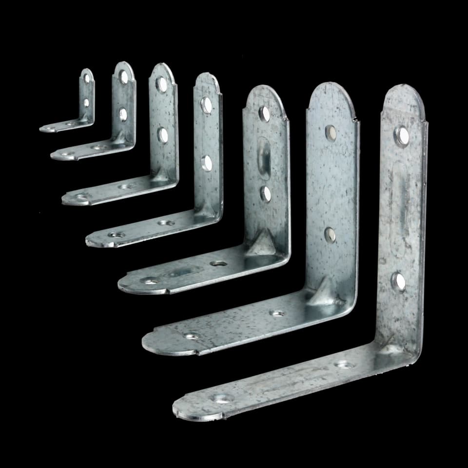 COLȚARE CONECTARE GALVANIZATE, FF GROUP, 8 X 8,