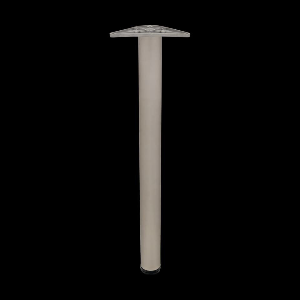 PICIOR DE MASĂ, D60x1100x0,9mm MATT NICKEL
