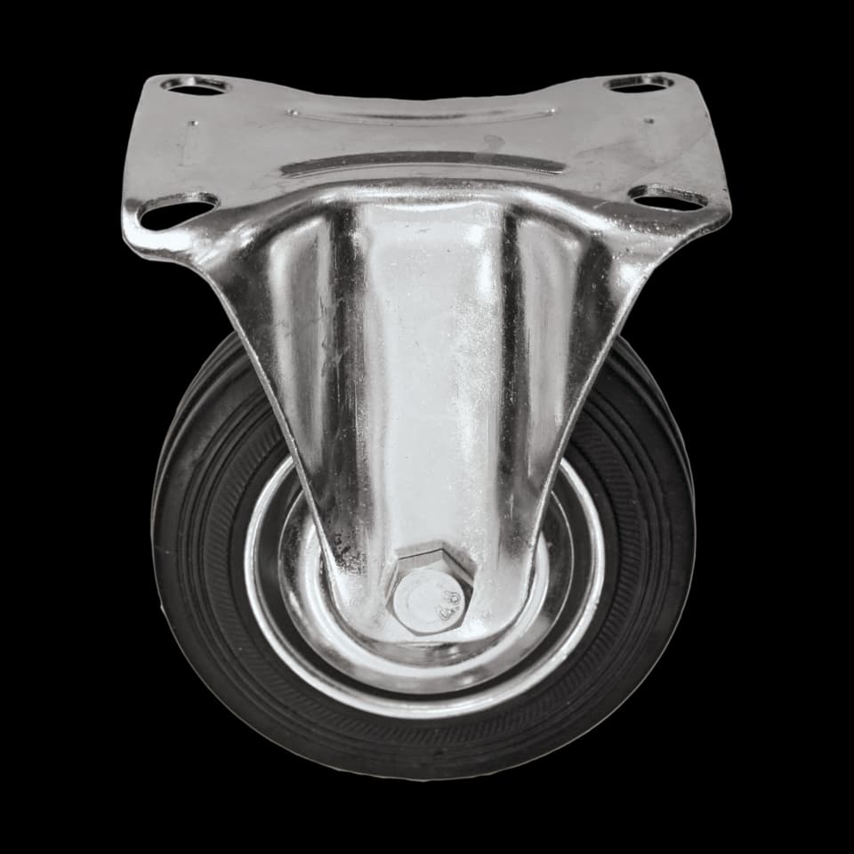 ROATĂ NEAGRĂ, FIXĂ, UZ INDUSTRIAL , 200mm, FF GROUP