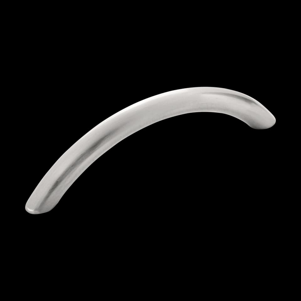 MÂNER CURBAT PENTRU MOBILIER A393 NICKEL 128mm