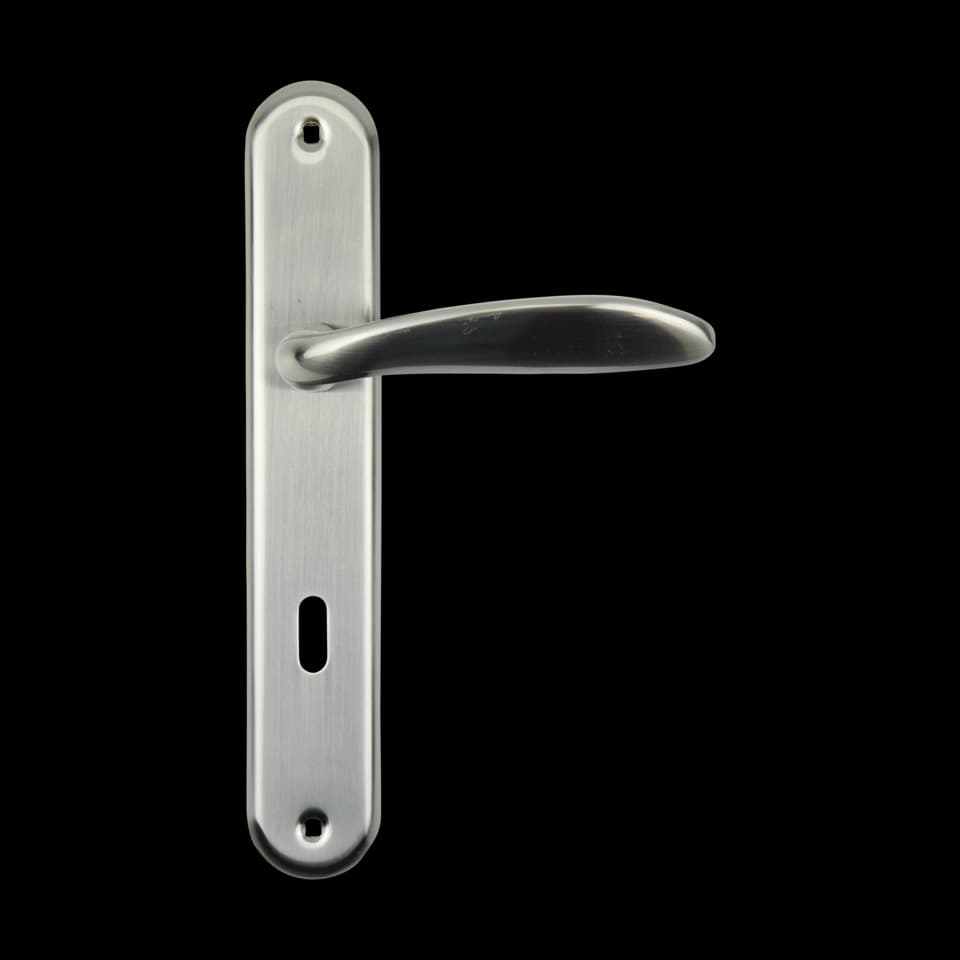 SET MÂNER PLACĂ ROTUNDĂ PENTRU UȘĂ INTERIOARĂ NICKEL Α1243, FF GROUP